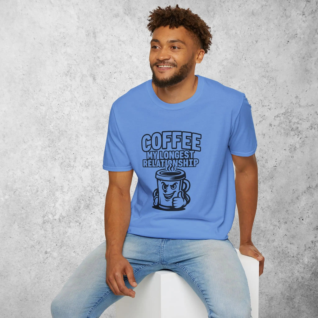 Coffee: My Longest Relationship T-Shirt Printify