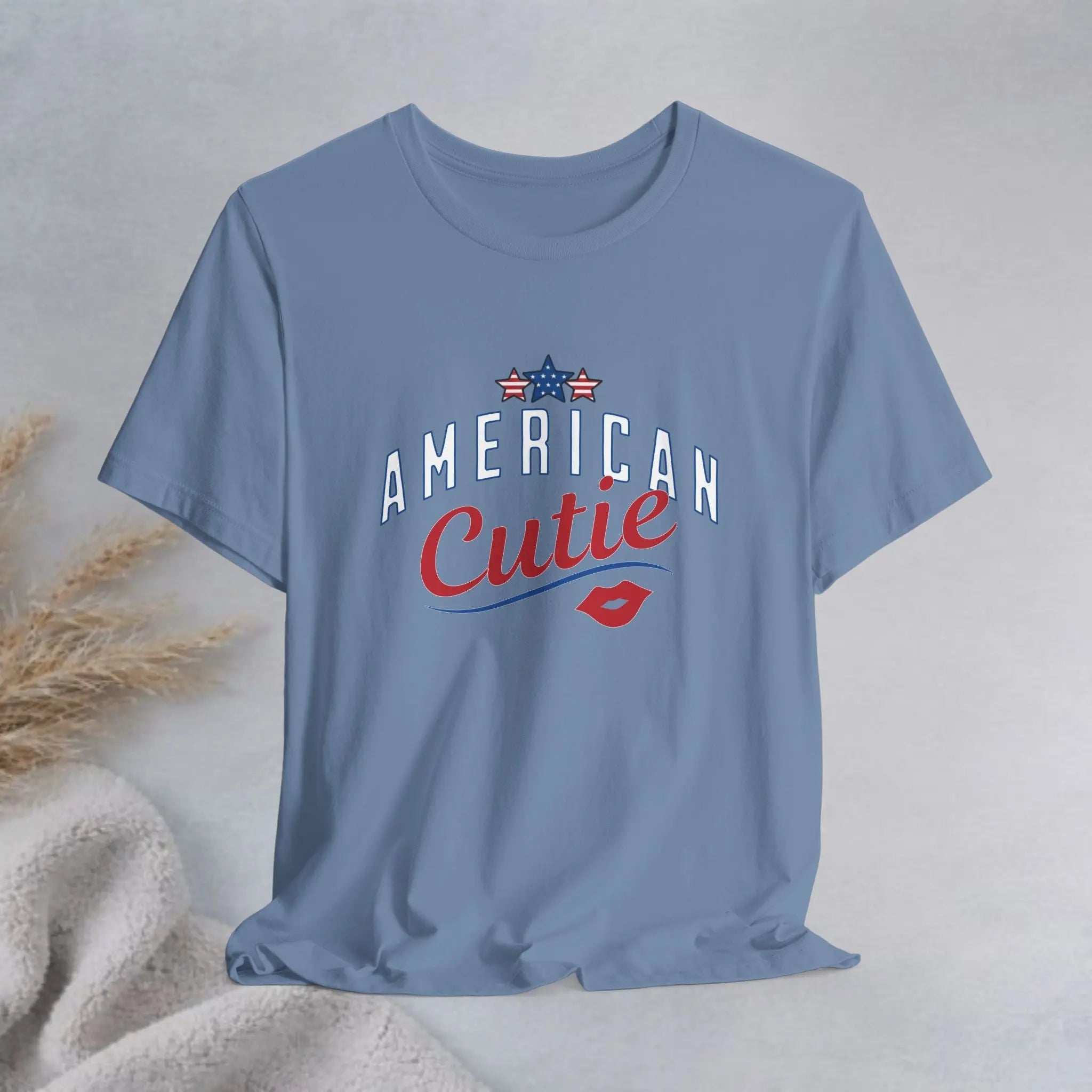 American Cutie Tee — Patriotic 4th of July Graphic T-Shirt Printify