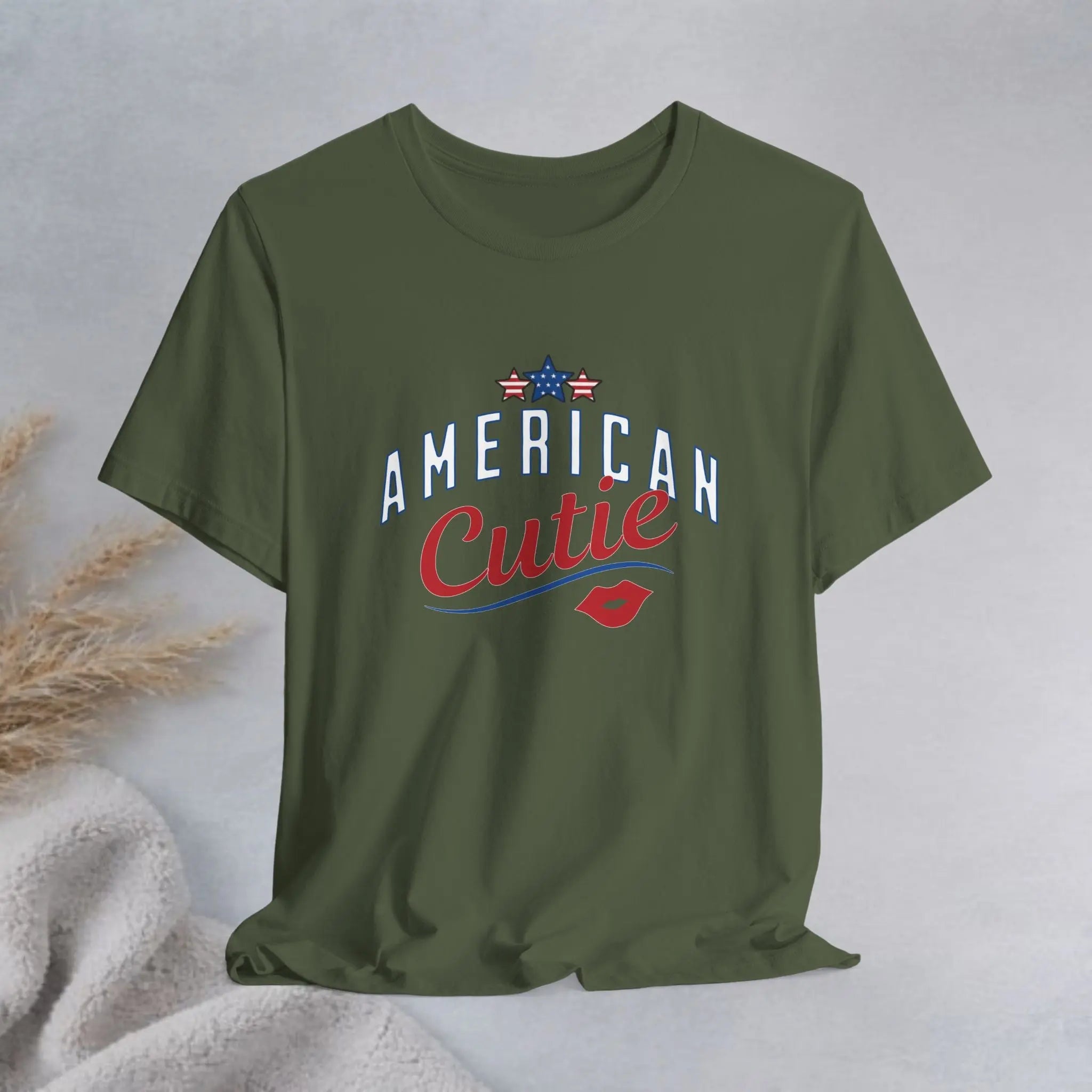 American Cutie Tee — Patriotic 4th of July Graphic T-Shirt Printify