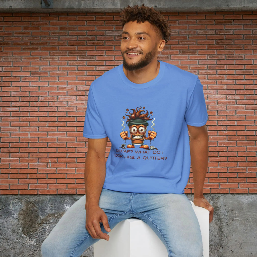 Decaf Quitter T-Shirt Printify