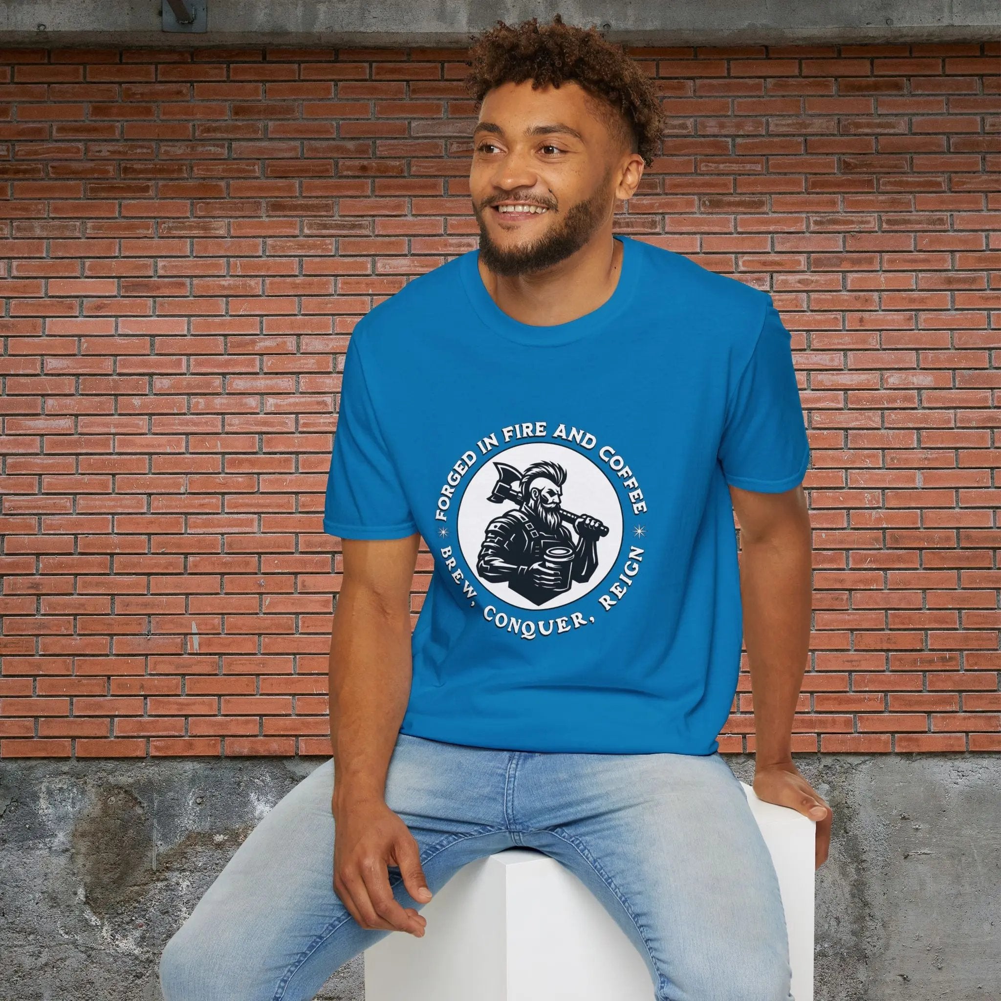 Forged in Fire Viking T-Shirt Printify