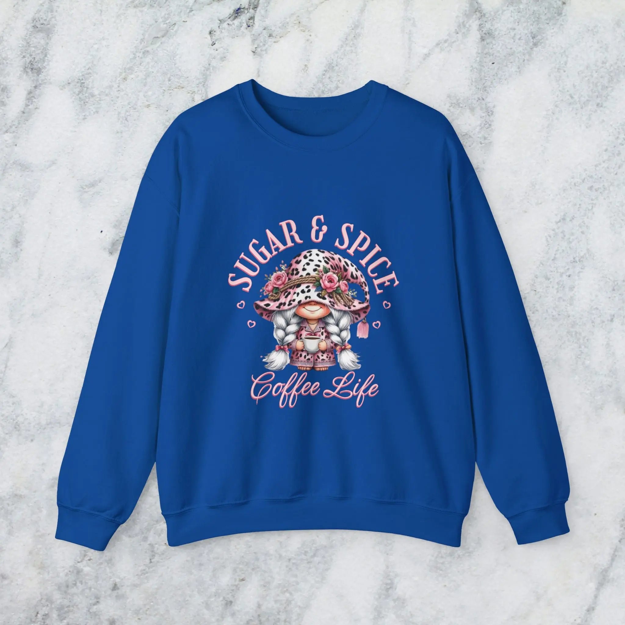 Sugar & Spice Sweatshirt | Cozy and Comfy Gift for Coffee Lovers Printify