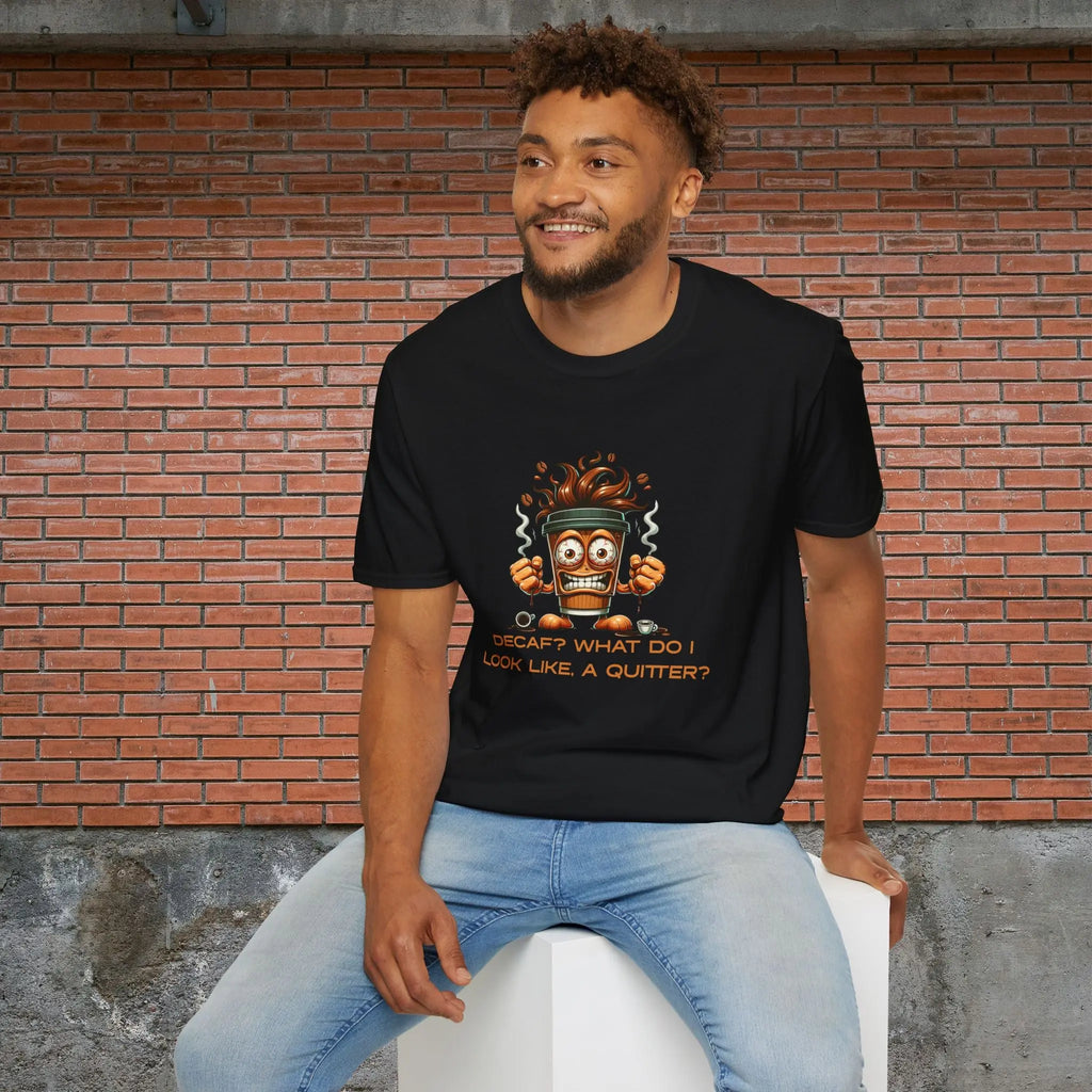 Decaf Quitter T-Shirt Printify