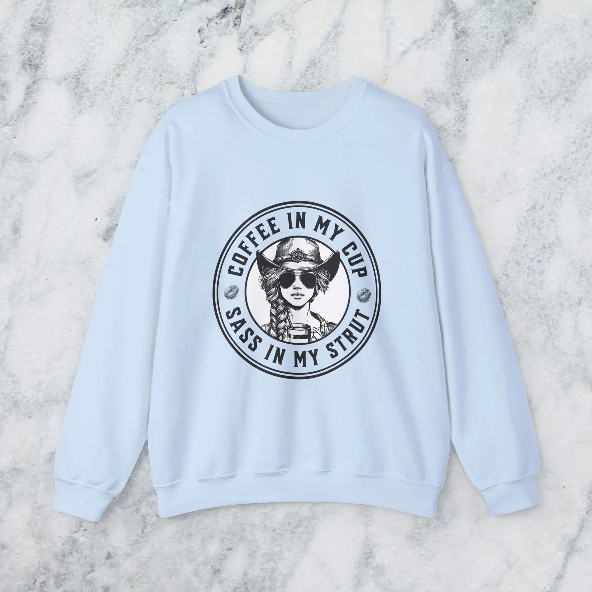 Sass In My Strut Sweatshirt - Cute Sassy Western Cowgirl Top Printify