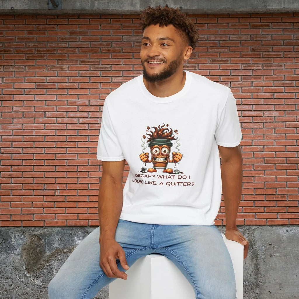 Decaf Quitter T-Shirt Printify