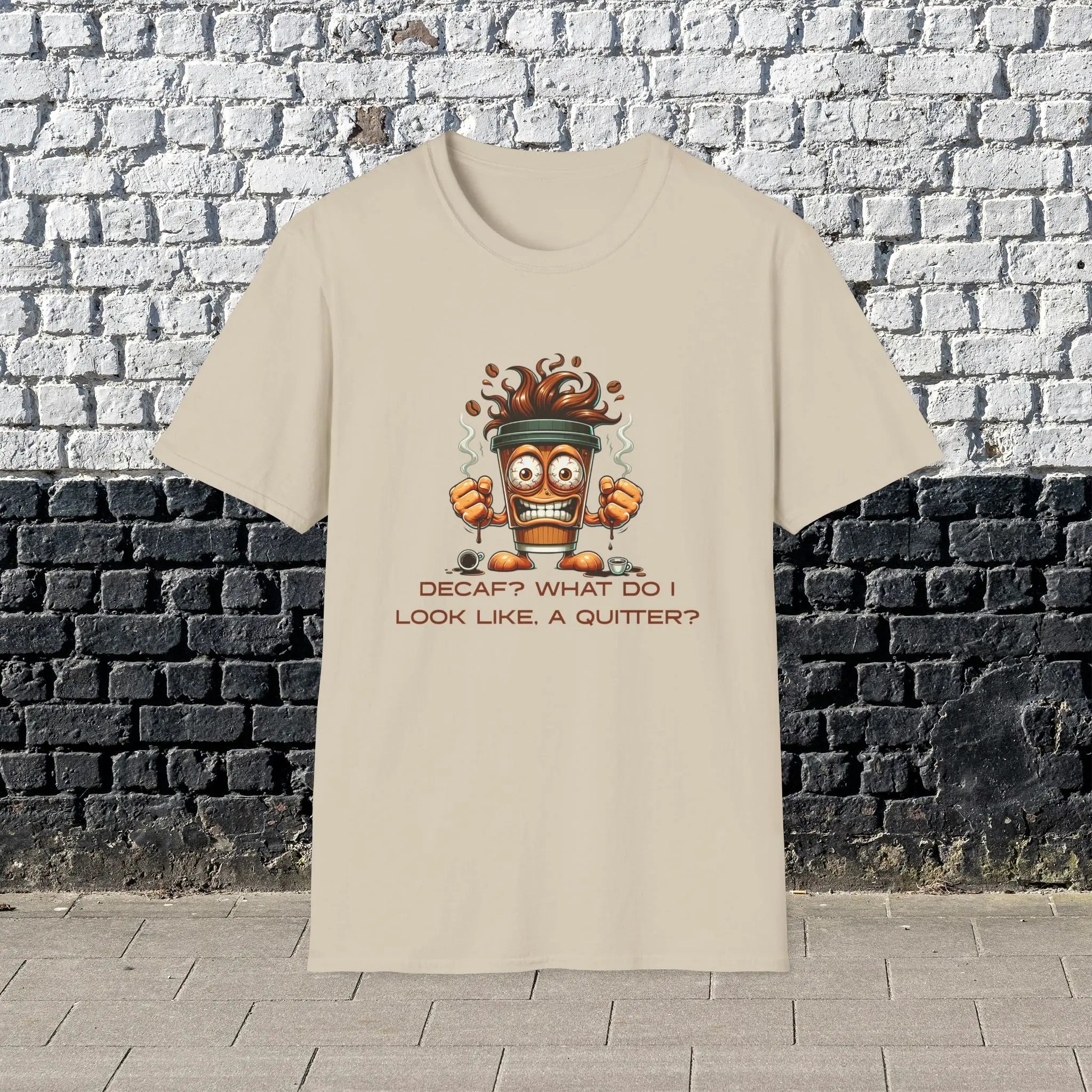 Decaf Quitter T-Shirt Printify