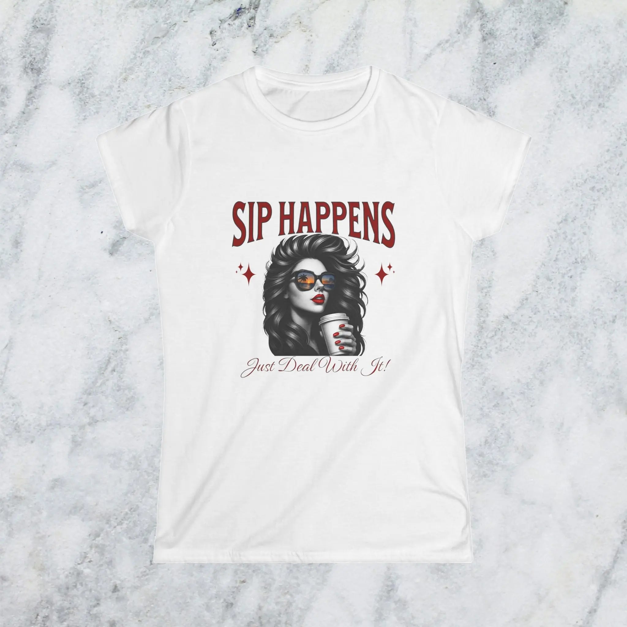 Deal with it t-shirt Printify