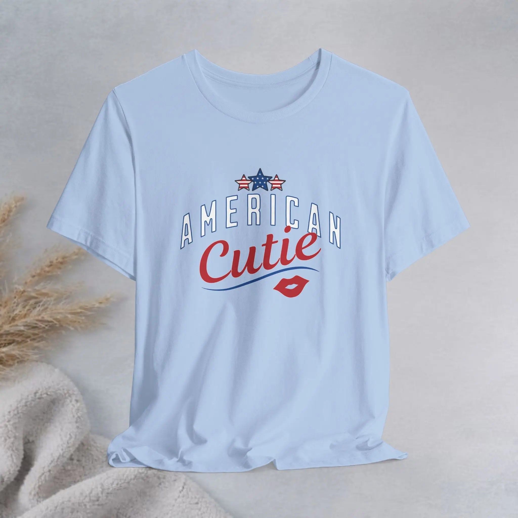 American Cutie Tee — Patriotic 4th of July Graphic T-Shirt Printify