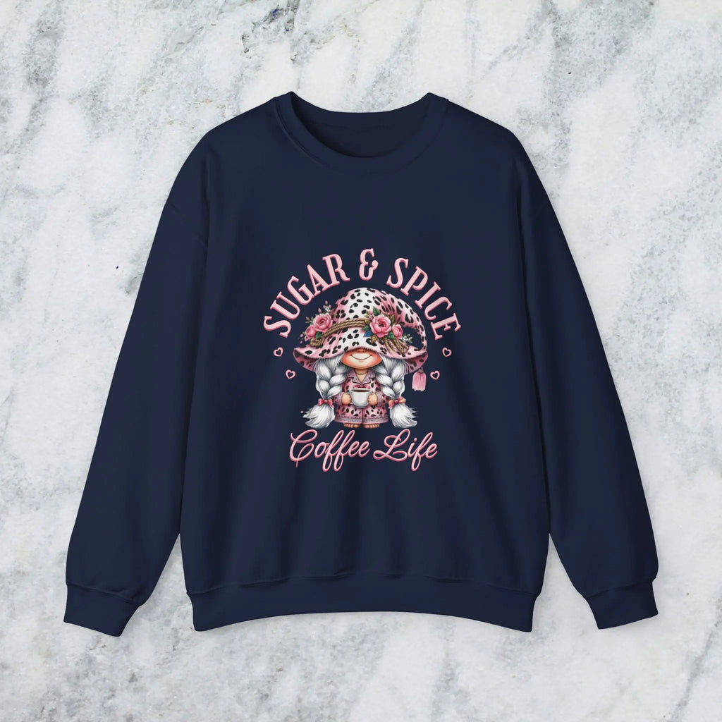 Sugar & Spice Sweatshirt | Cozy and Comfy Gift for Coffee Lovers Printify
