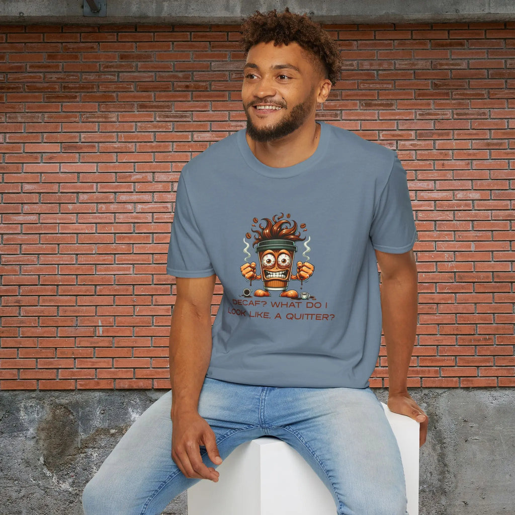 Decaf Quitter T-Shirt Printify