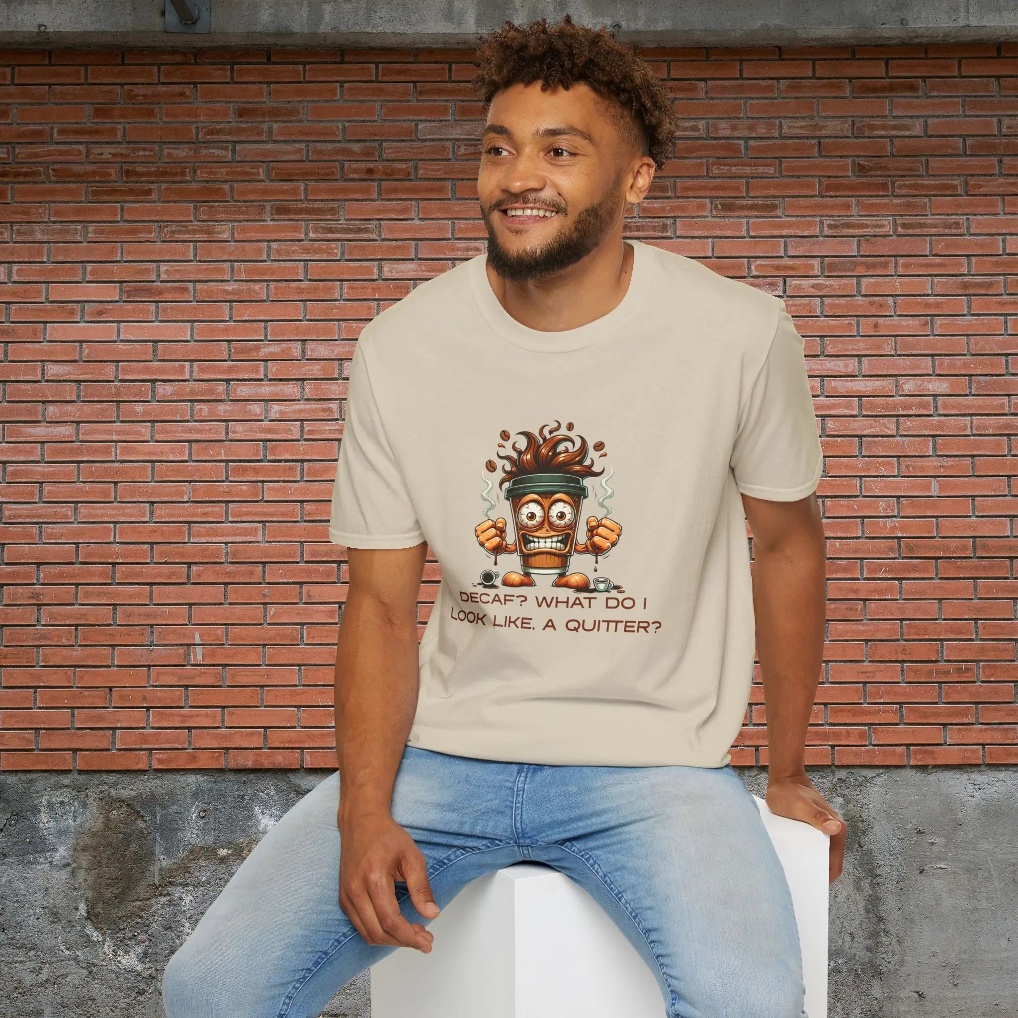 Decaf Quitter T-Shirt Printify