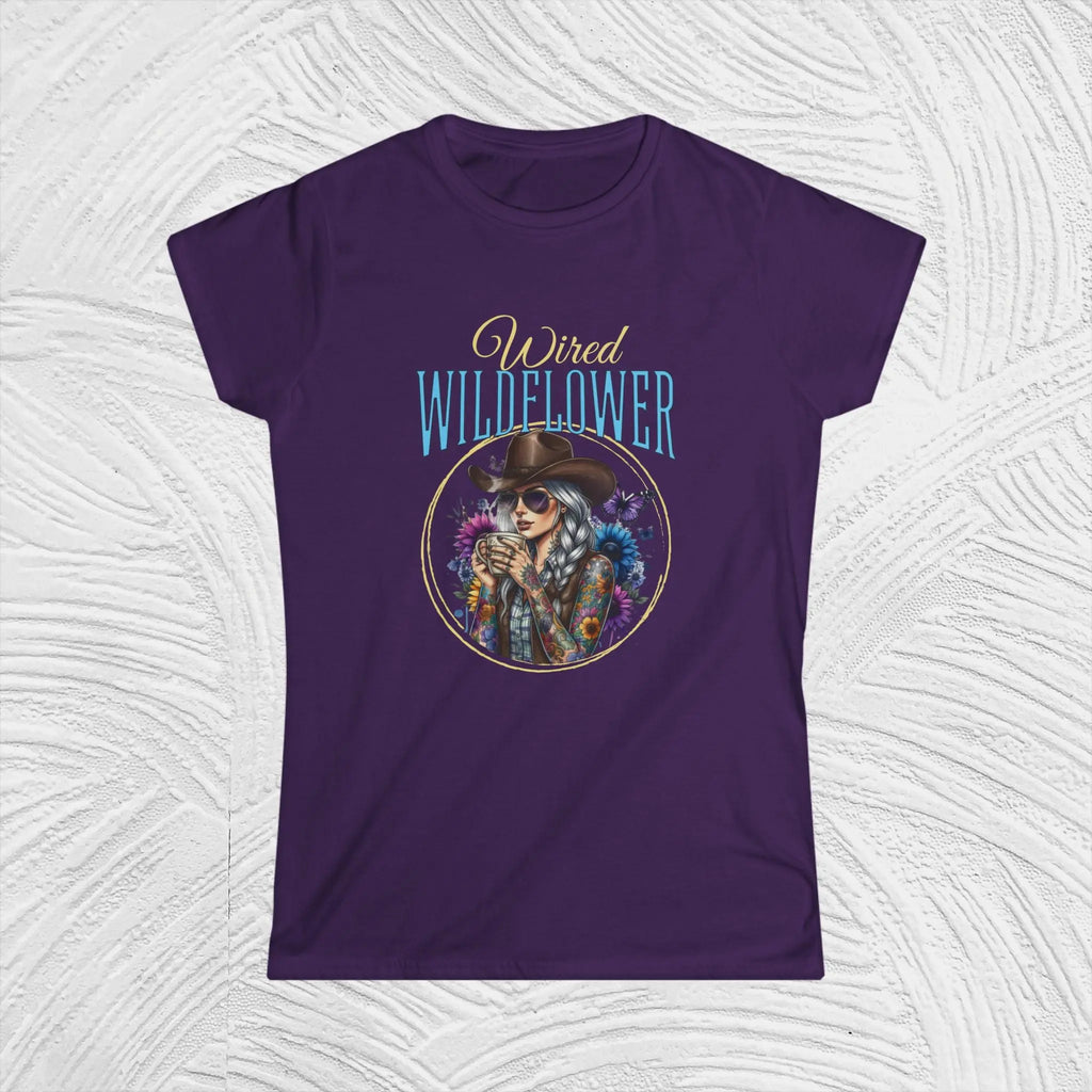 Wired Wildflower T-Shirt – 'Wildflower' Boho Western Tee for Women Printify