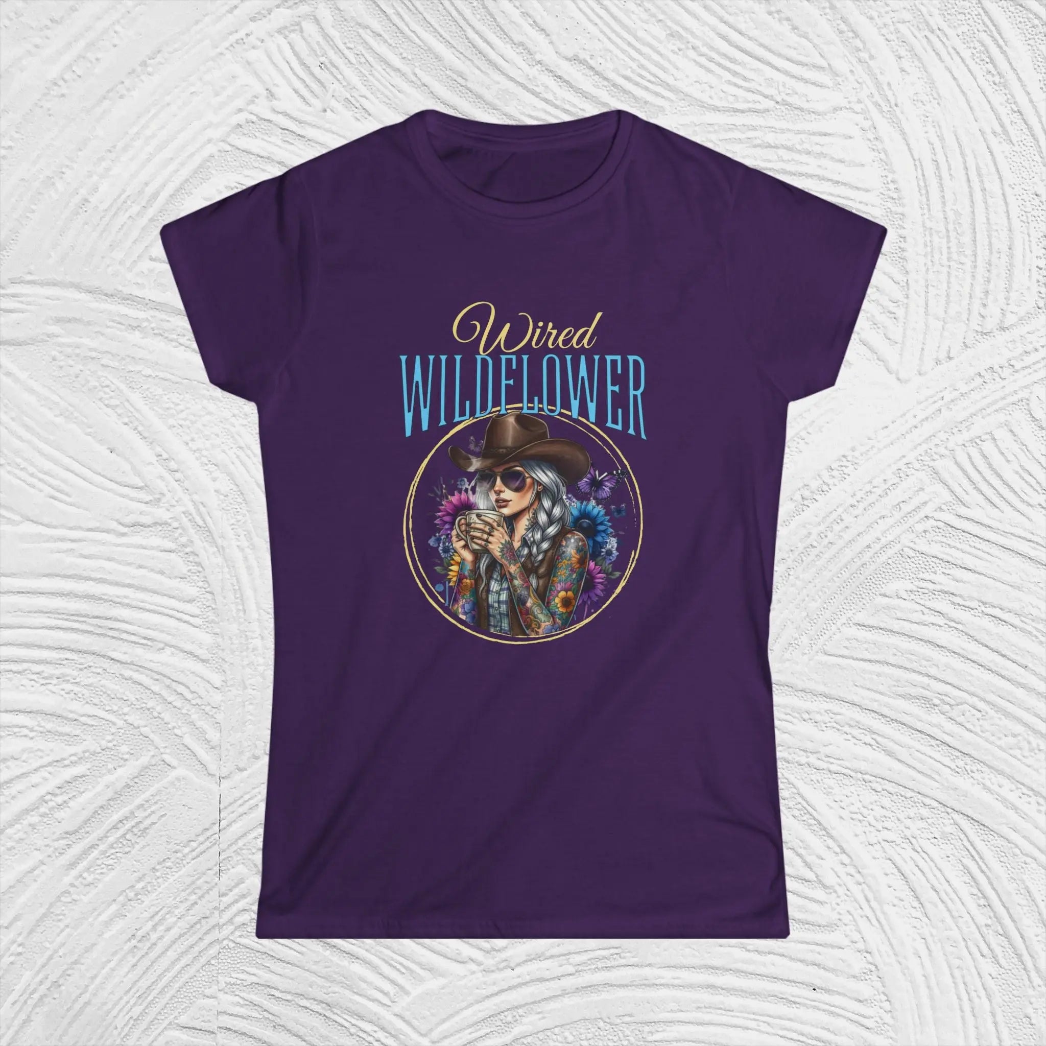Wired Wildflower T-Shirt – 'Wildflower' Boho Western Tee for Women Printify